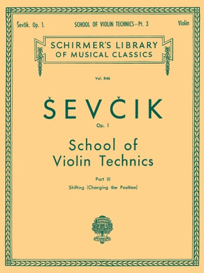 SCHOOL OF VIOLIN TECHNICS, OP. 1 – BOOK 3