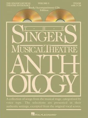 SINGER'S MUSICAL THEATRE ANTHOLOGY – VOLUME 3 Tenor Book W/CD
