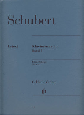 FRANZ SCHUBERT: Piano Sonatas, Volume II