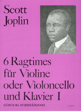 Joplin, Scott 6 Ragtimes für Violine und Klavier - Band I