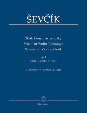 Ševcík, Otakar School of Violin Technique op. 1