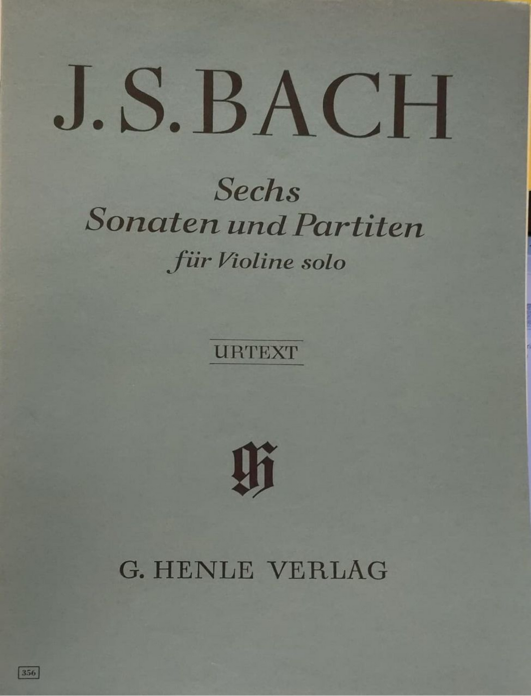 JOHANN SEBASTIAN BACH: Sonatas and Partitas for Violin solo