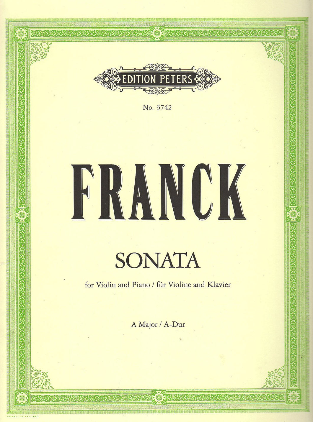 César Franck: Sonata in A
