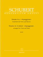 Load image into Gallery viewer, Schubert, Franz: Sonata in A minor D 821 &quot;Arpeggione&quot;
