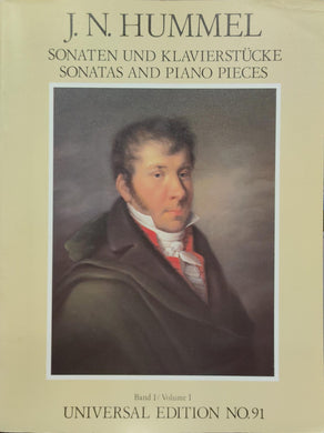 J. N. Hummel: Sonatas and Piano Pieces Volume 1