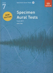Specimen Aural tests from 2011 Gr 7 (Book+CD)