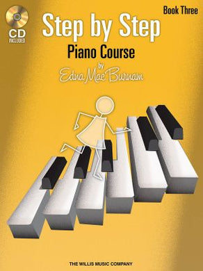 STEP BY STEP PIANO COURSE – BOOK 3 WITH CD