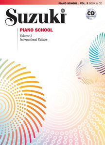 Suzuki Piano School International Edition Piano Book and CD, Volume 3