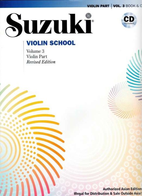 Suzuki Violin School, Volume 3 With CD