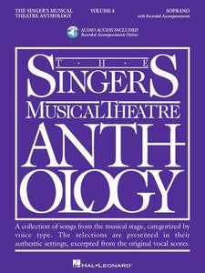 SINGER'S MUSICAL THEATRE ANTHOLOGY – VOLUME 4 Soprano Book