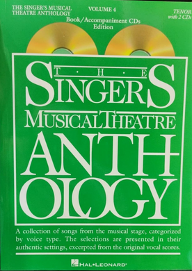 SINGER'S MUSICAL THEATRE ANTHOLOGY – VOLUME 4 Tenor Book W/CD