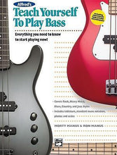 Load image into Gallery viewer, Alfred&#39;s Teach Yourself to Play Bass