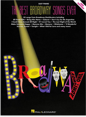 Hal Leonard The Best Broadway Songs Ever - Third Edition For Easy Piano