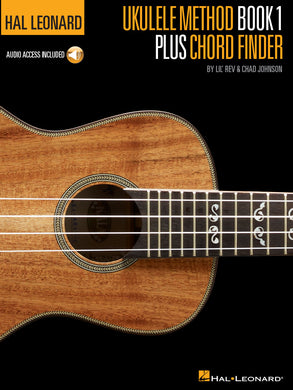HAL LEONARD UKULELE METHOD BOOK 1 PLUS CHORD FINDER
