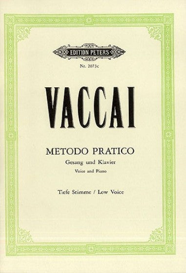 Vaccai Metodo Pratico - Low Voice