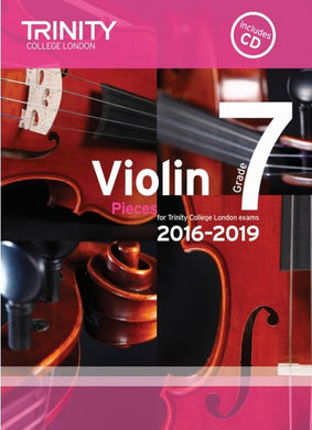 Violin Exam Pieces Grade 7, 2016-2019 (score, part & 2 CDs)