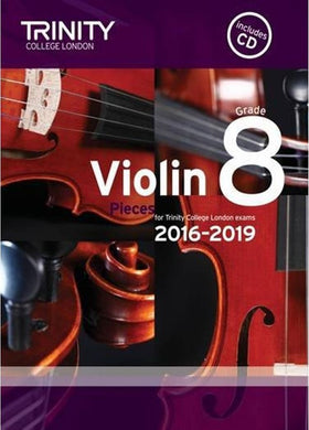 Violin Exam Pieces Grade 8, 2016-2019 (score, part & 2 CDs)