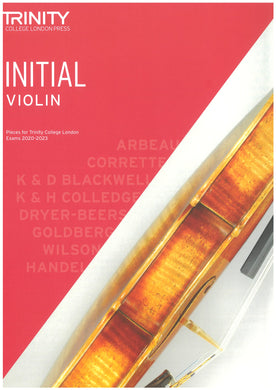 Violin Exam Pieces From 2020: Initial
