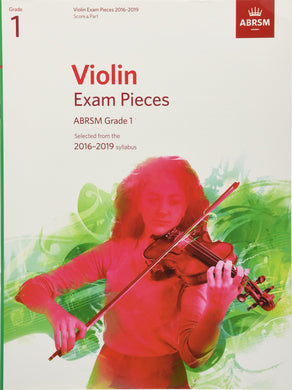 Violin Exam Pieces 2016–2019, ABRSM Grade 1, Score & Part