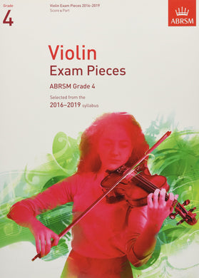 Violin Exam Pieces 2016–2019, ABRSM Grade 4, Score & Part