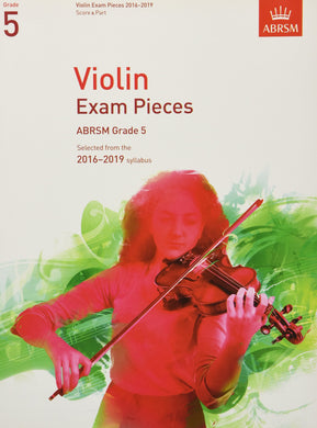 Violin Exam Pieces 2016–2019, ABRSM Grade 5, Score & Part