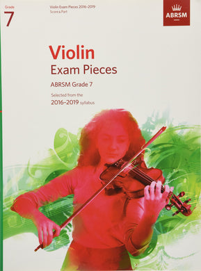 Violin Exam Pieces 2016–2019, ABRSM Grade 7, Score & Part