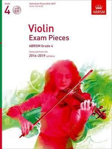 Violin Exam Pieces 2016–2019, ABRSM Grade 4, Score, Part & CDs