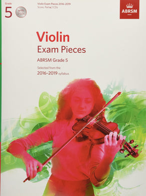 Violin Exam Pieces 2016–2019, ABRSM Grade 5, Score, Part & 2 CDs
