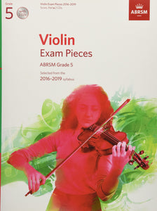 Violin Exam Pieces 2016–2019, ABRSM Grade 5, Score, Part & 2 CDs