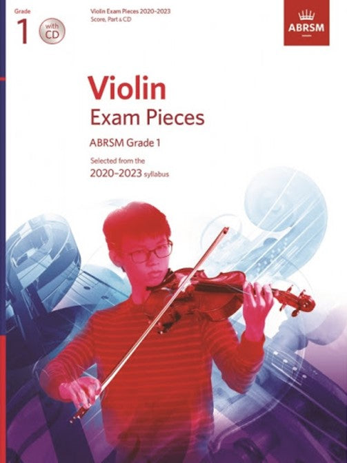 Violin Exam Pieces 2020-2023, ABRSM Grade 1, Score, Part & CD