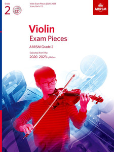 Violin Exam Pieces 2020-2023, ABRSM Grade 2, Score, Part & CD