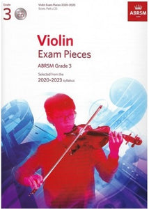 Violin Exam Pieces 2020-2023, ABRSM Grade 3, Score, Part & CD