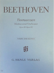 LUDWIG VAN BEETHOVEN: Violin Romances G major op. 40 and F major op. 50