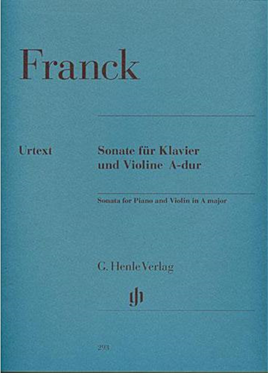 CÉSAR FRANCK: Violin Sonata A major