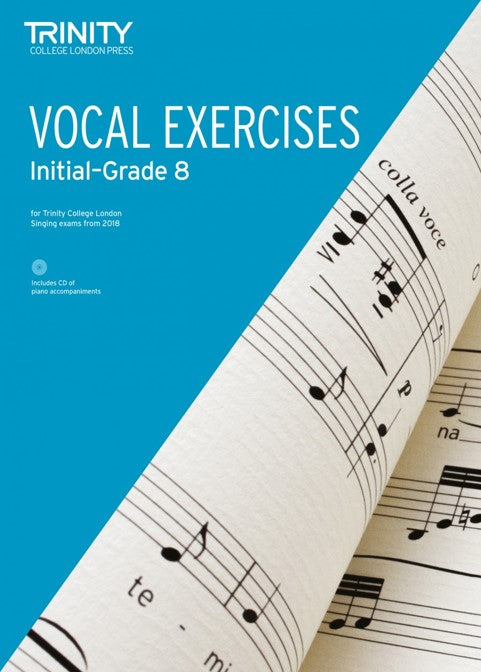 Vocal Exercises 2018 Initial - Grade 8 (Book & CD)
