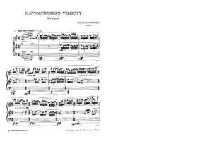 Eleven Studies in Velocity