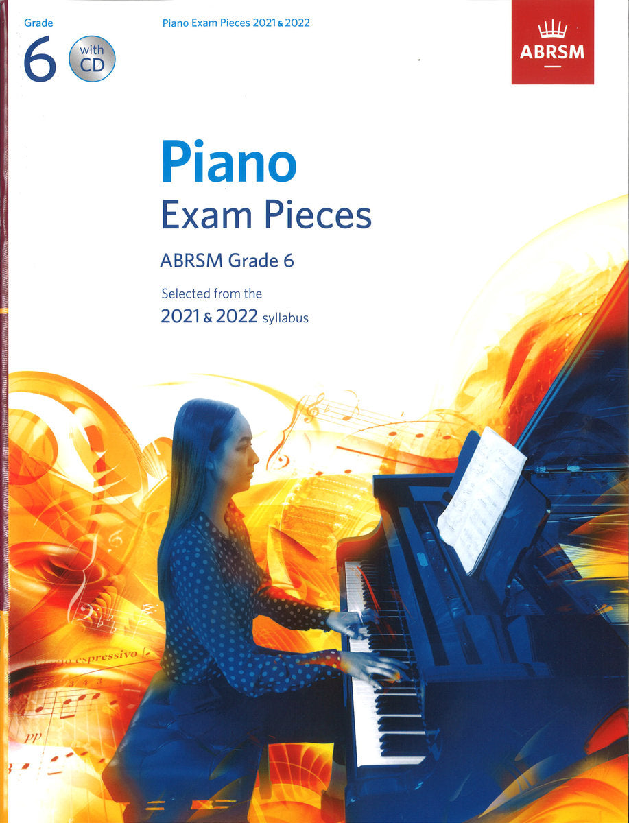 Piano Exam Pieces 2021 & 2022, ABRSM Grade 6, with CD