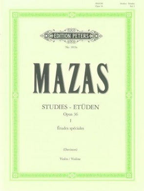 Jacques-Féréol Mazas: Studies Op. 36 Vol. 1