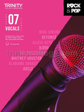 Trinity Rock & Pop 2018 Vocals Grade 7 (female voice)