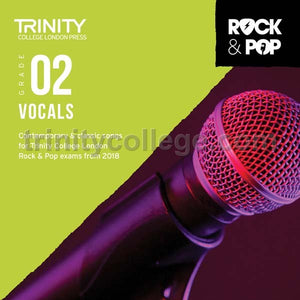 Trinity Rock & Pop 2018 Vocals Grade 2 CD