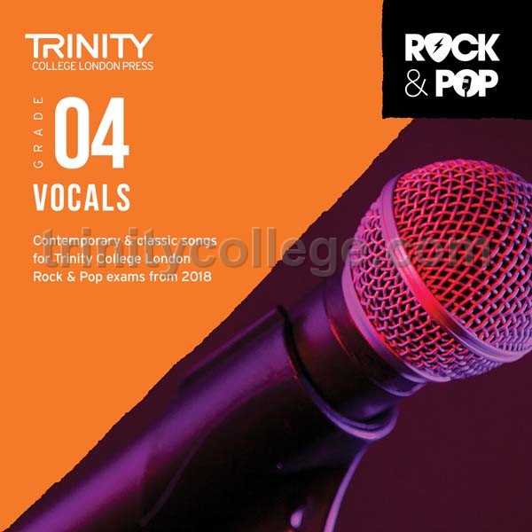 Trinity Rock & Pop 2018 Vocals Grade 4 CD