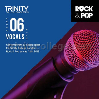 Trinity Rock & Pop 2018 Vocals Grade 6 (female voice) CD